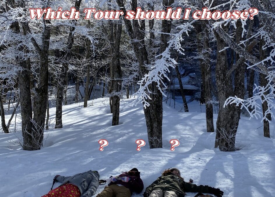 Which Snowshoe Tour is best for you? Kamikochi / Norikura Winter Tours